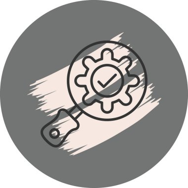 Kontrol işaretli büyüteç denetleme teçhizatı