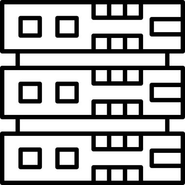 veri simgesi vektör illüstrasyon tasarımı