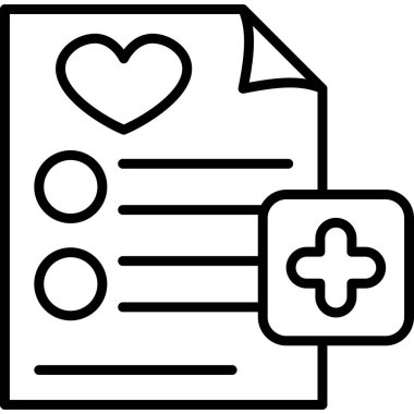 İstek Listesi web simgesi vektör illüstrasyonuna ekle