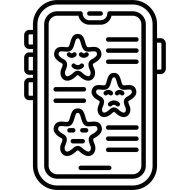 Geri besleme simgesi vektör illüstrasyon tasarımı