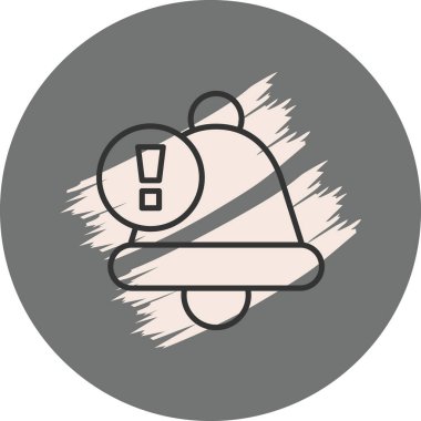 Uyarı Ağ ikonu vektör illüstrasyonu