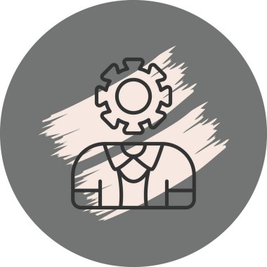 yönetim web simgesi vektör illüstrasyonu