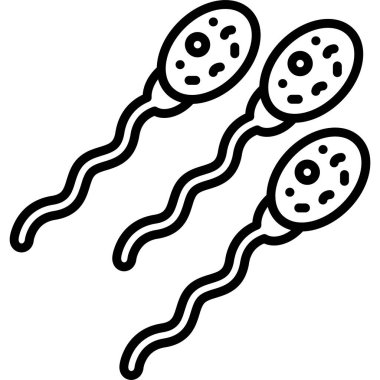 bebek sperm ikonu. web tasarımı için izole edilmiş hamilelik vektör simgesi