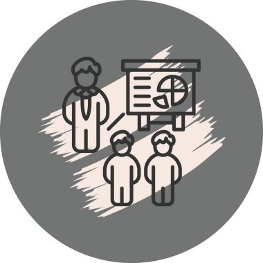 iş liderliği, web basit simgesi