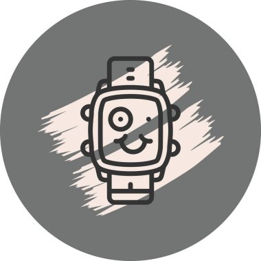 izle simge vektör çizimi tasarımı