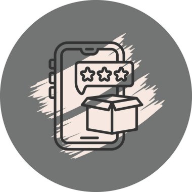 Geri besleme simgesi vektör illüstrasyon tasarımı