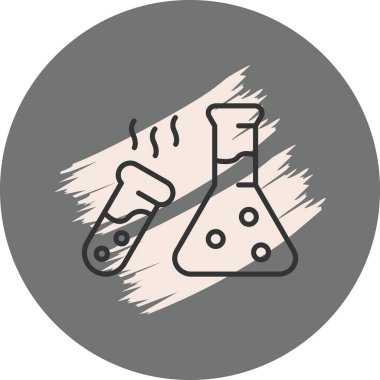 Chemistry Flasks, web simple icon