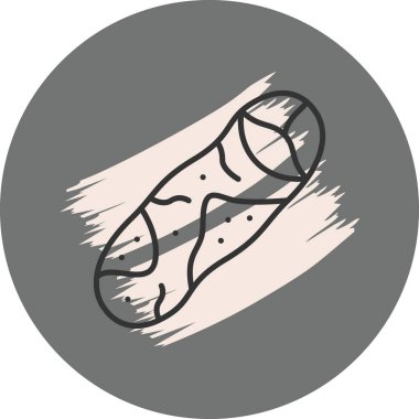 Salatalık sebzesinin basit çizimi