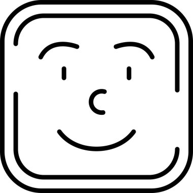 Emoji Web simgesi vektör illüstrasyonu