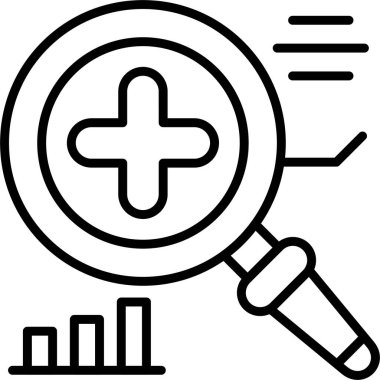 araştırma web simgesi vektör illüstrasyonu