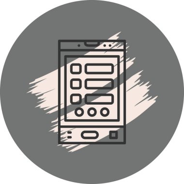 Çeşitli uygulama simgelerini gösteren akıllı telefon