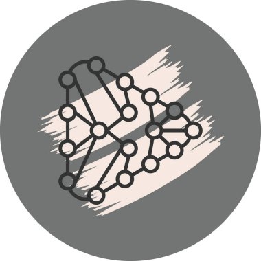 Ağ simgesi vektör illüstrasyon tasarımı