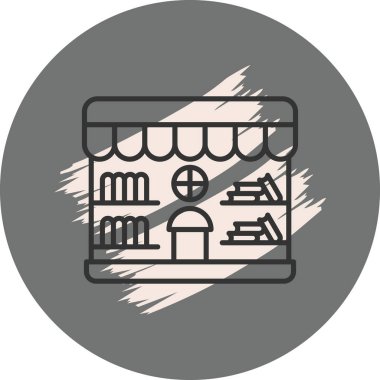 Simge vektör illüstrasyon tasarımını sakla