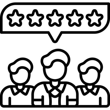 Geri besleme simgesi vektör illüstrasyon tasarımı