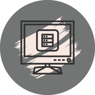  veri simgesi vektör illüstrasyon tasarımı