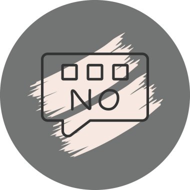 Sohbet Simgesi vektör çizimi tasarımı