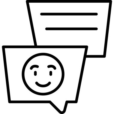 Emoji Web simgesi vektör illüstrasyonu