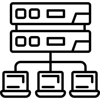 Ağ simgesi vektör illüstrasyon tasarımı