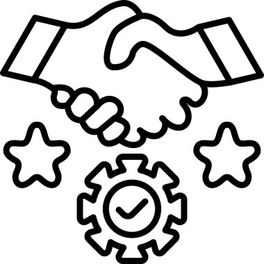 İki el yıldızlarla ve viteslerle titriyor.