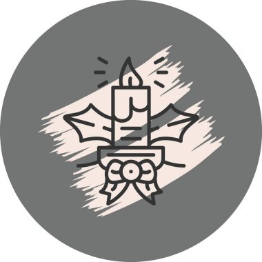 mum ağ ikonu vektör illüstrasyonu