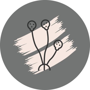 Gri arka planda yüzen üç balon