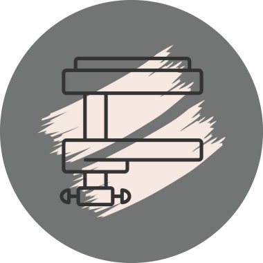 Ayarlanabilir vida mekanizması ile basit klemp aracı