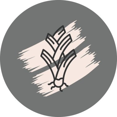 Üç yeşil yaprağın stilize edilmişi