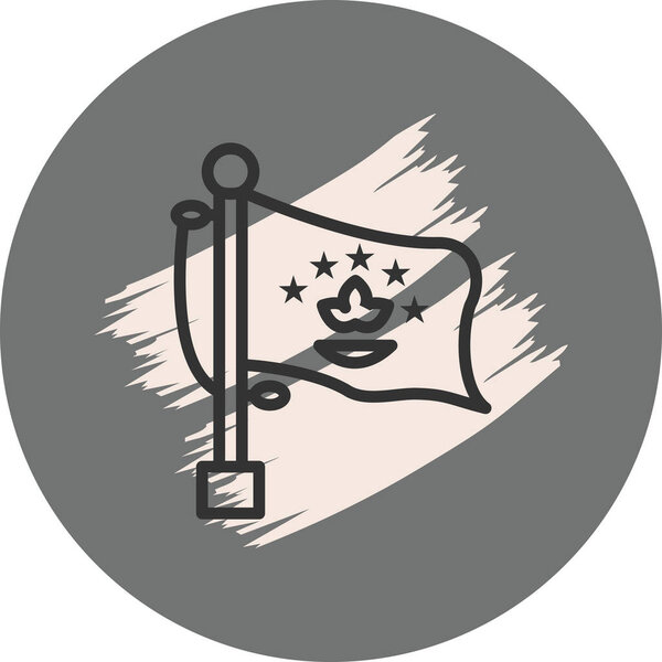 national flag of Macau, icon design element