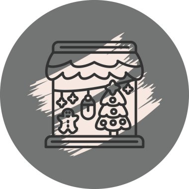 Simge vektör illüstrasyon tasarımını sakla