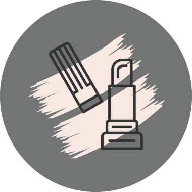 Dudak kremi Çizgisi Düz Simge