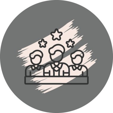 iş lideri, web basit simgesi