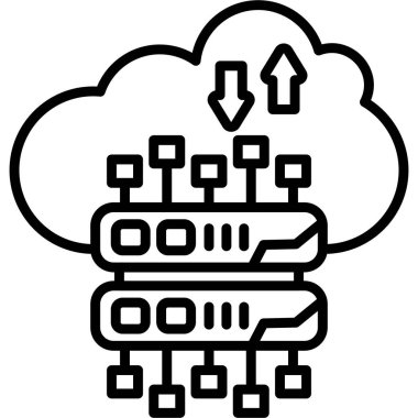  veri simgesi vektör illüstrasyon tasarımı