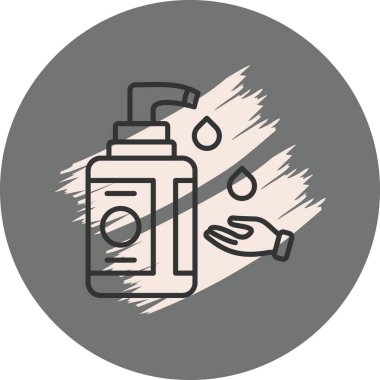 Sıvı sabun makinesine uzanan el.