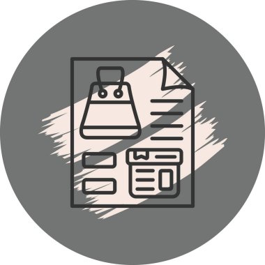 Alışveriş listesi ve notları içeren belge