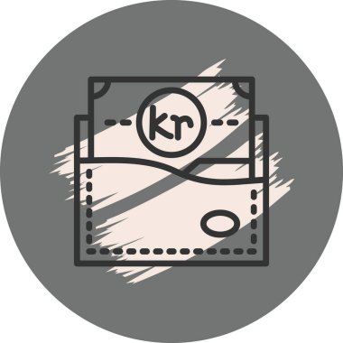 Wallet icon, vector illustration simple design