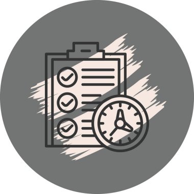 Simge vektör illüstrasyon tasarımı planlanıyor