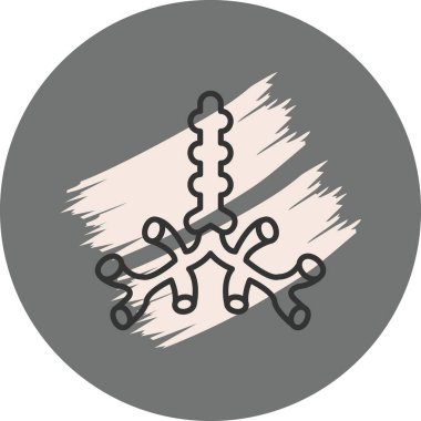 Kar tanesi şekilli özet içeren soyut tasarım