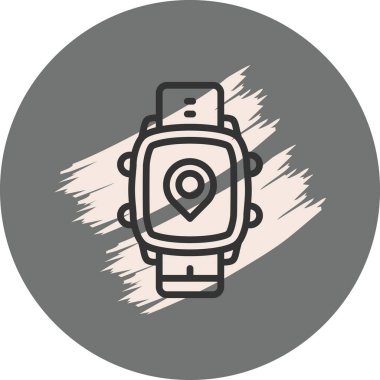 Konum izleme özellikleri gösteren Smartwatch