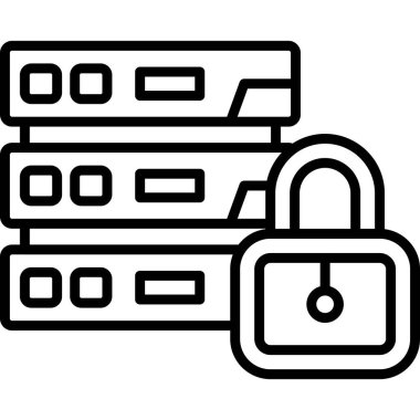  veri simgesi vektör illüstrasyon tasarımı