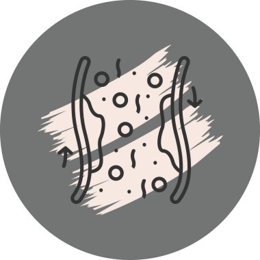 Hücresel yapı ve hareketin soyut çizimi