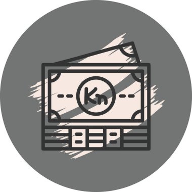 Hırvatistan Simge Defterleri. Yaratıcı Fonksiyonel Web Grafik Sembolü