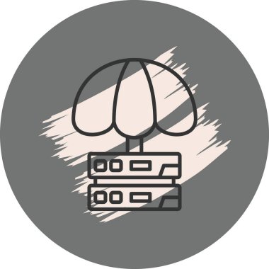  veri simgesi vektör illüstrasyon tasarımı