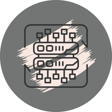  veri simgesi vektör illüstrasyon tasarımı