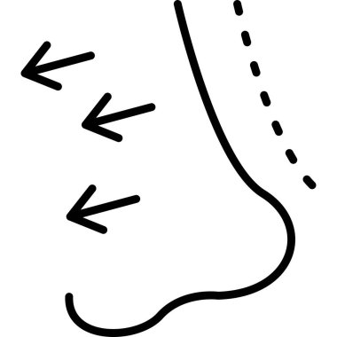 Ayak hareket yönü oklarını gösteren basit diyagram