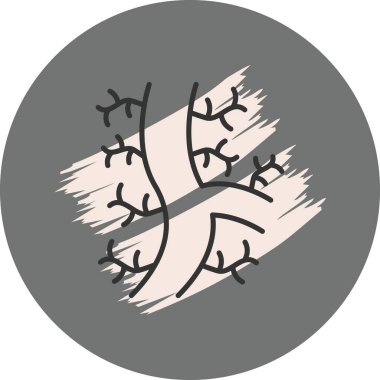 Çizgiler ve şekiller içeren soyut tasarım