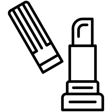 Dudak kremi Çizgisi Düz Simge