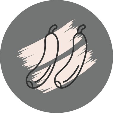 Arka planda iki stilize kabak çizimi