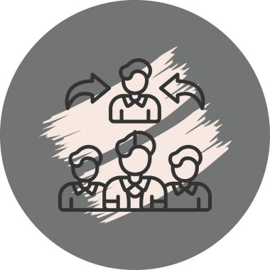 iş liderliği, web basit simgesi