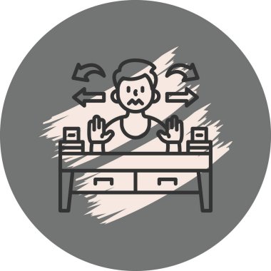 Hüsrana uğramış adam masada oturuyor.