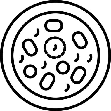 Dairesel şekildeki bakterilerin basit ana hatları